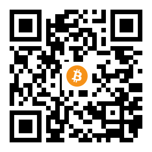 bitcoin:1Dca29zUQaTEij66L6QcBeVF4cUPR5hmGr black Bitcoin QR code