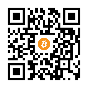 bitcoin:1Dcf5aYj6NUUeWjvTcEpAfNoxfqZQ3wJb2 black Bitcoin QR code
