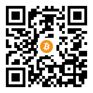 bitcoin:1DdNeEtDXPXf3BZmXtZjo2g6LDcXMK8XmF black Bitcoin QR code