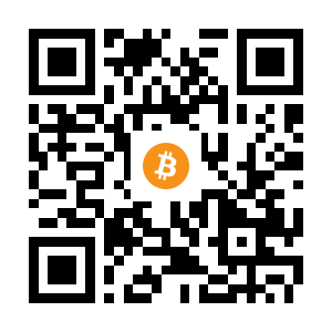 bitcoin:1De92ACiJiT7ZAcs133XpwrjPtJ86PGtq9 black Bitcoin QR code