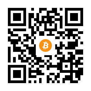 bitcoin:1DemLSPxEvoCerJf6ZySXdigB7sQ8oKmd2 black Bitcoin QR code