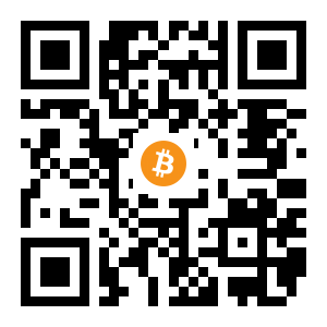 bitcoin:1DfUpxHZJzPRxXpXCqzpeR1Mmf6GWc9Kr3 black Bitcoin QR code