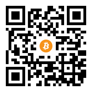 bitcoin:1Dfz67EKoMdvAyvLnHxszcMRLbdiAXqFBe black Bitcoin QR code