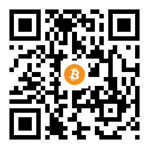bitcoin:1DgHxffBb3H2UoHwBGzHNVY7aWo91VXWvD black Bitcoin QR code
