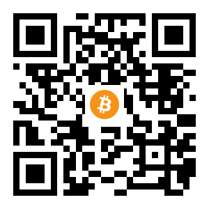 bitcoin:1DgUkQBJomiDQ2NkSB24Azd2RVvDjispt8 black Bitcoin QR code