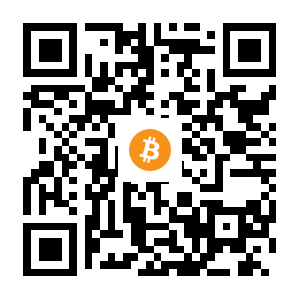 bitcoin:1DghLPFXyZg5n5Yw1vjSuZtUS33aCLjevm black Bitcoin QR code