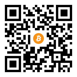 bitcoin:1Dgkd8ptjRYvoYffv934kA2363WniW2Cpn black Bitcoin QR code