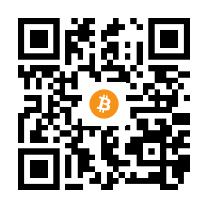 bitcoin:1DgyV6By49NbMA7EkoyA6DtYnu1MaDK7cU black Bitcoin QR code
