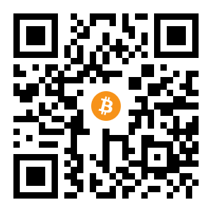 bitcoin:1DhEBpJhV5Uuq88rioPWwhB1xXWMhm3XAZ black Bitcoin QR code