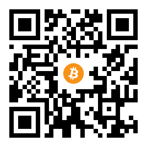 bitcoin:1DjXhW8k5JrYqtR95yXSsxvDfvcjNgWdGi black Bitcoin QR code
