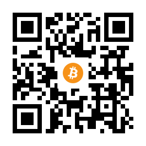bitcoin:1Dk9jxTx7Lg8icdAK8gqhZu99Q79V8b1s black Bitcoin QR code
