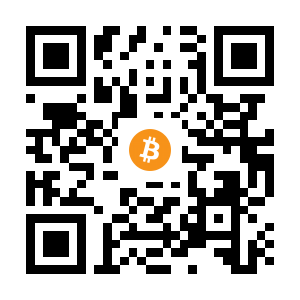 bitcoin:1DkvMwn9cW2AMcLTFxupCTD9dpTp2PPFjt black Bitcoin QR code