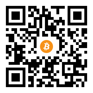 bitcoin:1DmDzYFkFNsx5coN5kjsnxcLUEofjfjcrs black Bitcoin QR code