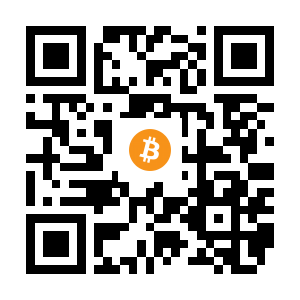 bitcoin:1DnGPZp38wWQc6S8H8M9oNSxZirJM4zT9q black Bitcoin QR code