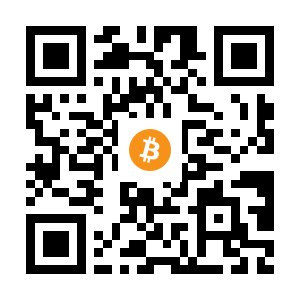 bitcoin:1DoFAAReCGEuZVnkM29Ex5yBmzxo9CxQ58 black Bitcoin QR code