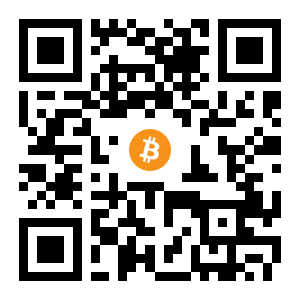 bitcoin:1Dog5a4j3VJWnzu7Ui5saZMdmzJbbUHBfg black Bitcoin QR code
