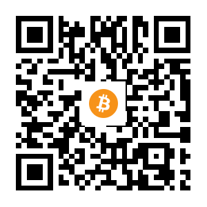 bitcoin:1Dot9fiXWdkkh68JtRucuXwyujqXVjwyKm black Bitcoin QR code