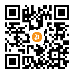 bitcoin:1DoumG7Zt3JxPzhX4AmgjVYLrVJm8FYTj5 black Bitcoin QR code
