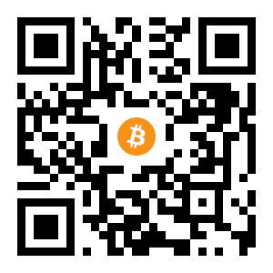 bitcoin:1DqKTAcN3NpeZb8mAFL1QHMDqoFZS3wzyd black Bitcoin QR code