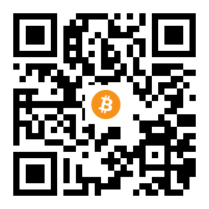 bitcoin:1Dr3fTVwmY4N6gVcNfJMnk85PCsPGWLE48 black Bitcoin QR code