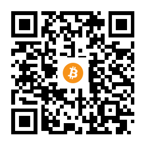 bitcoin:1DrdkaDWaX1XLcSKnk3evK3Hwgc3eCqRPb black Bitcoin QR code