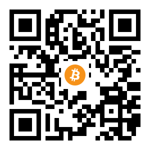 bitcoin:1DrkJ9KztrxyZucLKTt78hn2TYpFT9obgH black Bitcoin QR code