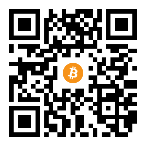 bitcoin:1DrvT3g6RUkRKoKc1nA1QyReZduFGzkgK5 black Bitcoin QR code