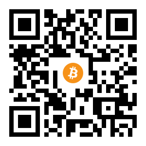 bitcoin:1DsiMMLt25zEDHfr57k2SRi6uMU8K4Gd9p black Bitcoin QR code