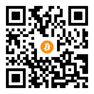 bitcoin:1DtBpxrRjHCPaFCXH1cE5ftx8rbd2Wb7Az black Bitcoin QR code