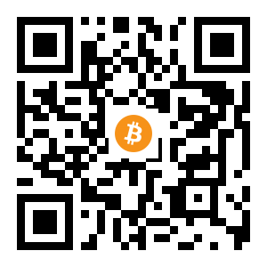 bitcoin:1DtSy8CBiqDQ8oN8BTxemiQJB4EQCLVLXy black Bitcoin QR code