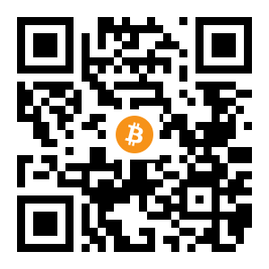bitcoin:1DuACLDdcR4zaK27kCgz85QAZHg4D6jAc5 black Bitcoin QR code