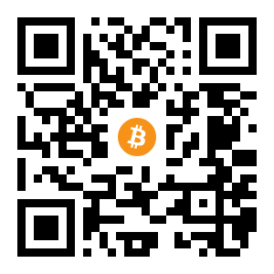 bitcoin:1DuYDPug4h47HEygpBd4uE8HihF8cL4wZv black Bitcoin QR code