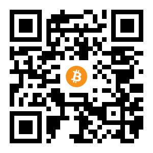 bitcoin:1Dudo4MMapA2J9XLe9LkrpTwoCTZfY34fq black Bitcoin QR code