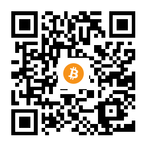 bitcoin:1DvHwDdyqMuSTJzY2gemeyYqjgndP7Tu3Z black Bitcoin QR code
