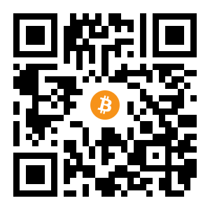 bitcoin:1DvcAKCD9yLRqURMnpXxhdZ4fukoKeRNuu black Bitcoin QR code