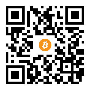 bitcoin:1Dw2TDCVyFzY8jEtzS8eBPecEs5QirRzcS black Bitcoin QR code