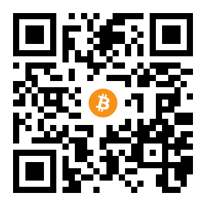 bitcoin:1DwfHUxUawEe12oyrYK6FJT4Gc8QiviZpQ black Bitcoin QR code
