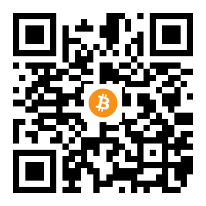 bitcoin:1DxEWRvMLkNEyE8DMfRbp3d9dKX5xPGx1c black Bitcoin QR code