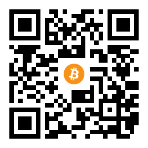 bitcoin:1DxLpCtx9AVec8L9Adb2tkt589VmdZNaMJ black Bitcoin QR code