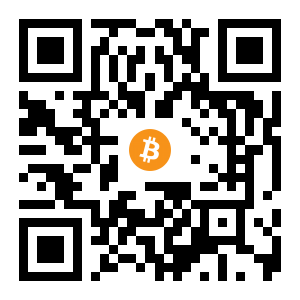 bitcoin:1Dxp7okVDQz1GJfEsZUdMiSj9Twwx7SZtv black Bitcoin QR code