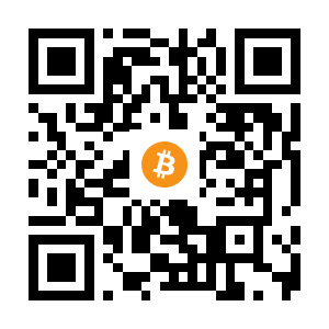 bitcoin:1Dy41skcViqAK5PfSgJj9AbXEFiAX9pEKT black Bitcoin QR code