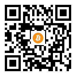 bitcoin:1Dy9p87wy2eKvrdmat2WSmpvhitxD4ysei black Bitcoin QR code