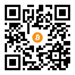 bitcoin:1Dzi7pfWV4s18mNFMiphMDsQDuGsY5msdV black Bitcoin QR code