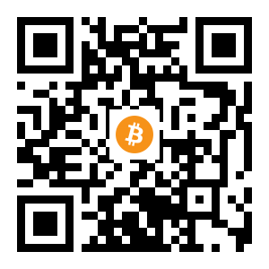 bitcoin:1E1E2UWxYxD4wyWqM47sMfDED6j6jLBj78 black Bitcoin QR code