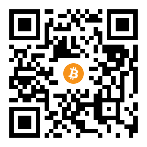 bitcoin:1E1Hus5TQgdJTG94PcxJSJdk3SNU3772s3 black Bitcoin QR code