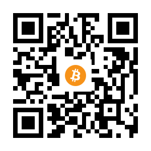 bitcoin:1E1SKgxgYJFXzaLxgat2FNSnwWeKz1U15N black Bitcoin QR code