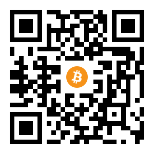 bitcoin:1E2y5VWevvMr3a2sgjkR7ravCw93Vg9tYu black Bitcoin QR code