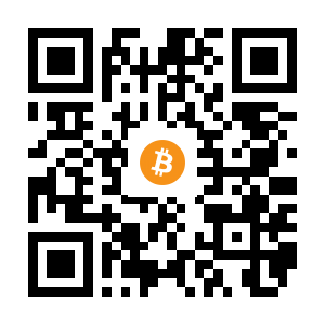 bitcoin:1E41qvtTyNwnN2x7zLyPaoXf12muAYQrsZ black Bitcoin QR code