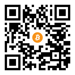 bitcoin:1E4VfkkZq1zKhTFzfoLKoqeamrRGaKSepi black Bitcoin QR code