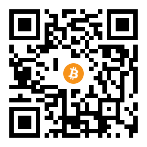 bitcoin:1E5i3uYJyZopHY2vaJoYYki7wEDxGoLpuh black Bitcoin QR code